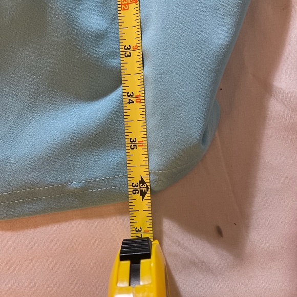 Women’s Sheath Dress Ruffle Front Sleeveless Knee Length Medium Lined Back Zip - Picture 4 of 12